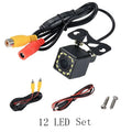Car Rear View Camera Optional 4/8/12 LED Camera HD Night Vision Support Display to Assist car Parking and Reversing