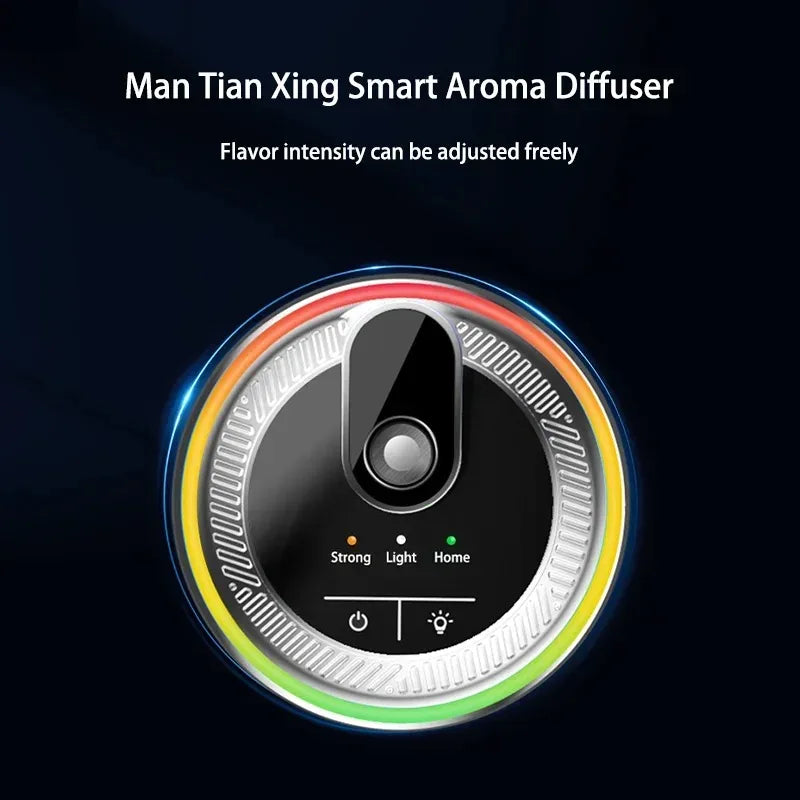 USB Rechargeable Car Air Freshener Diffuser – LED Light & 1000mAh Aromatherapy