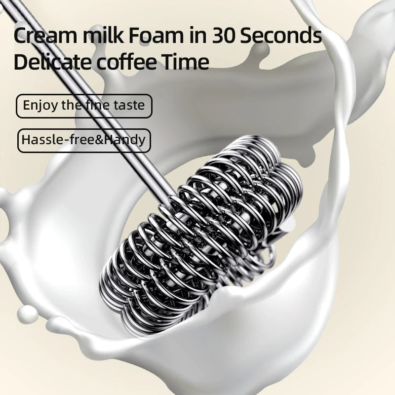 Electric Milk Frother & Egg Beater – Wireless, USB-C
