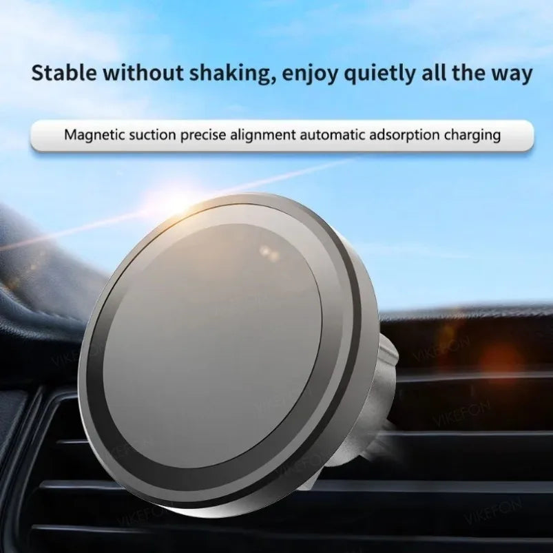 Magnetic Car Phone Holder with Wireless Charger