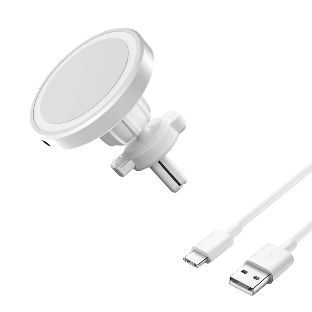 Magnetic Car Phone Holder with Wireless Charger