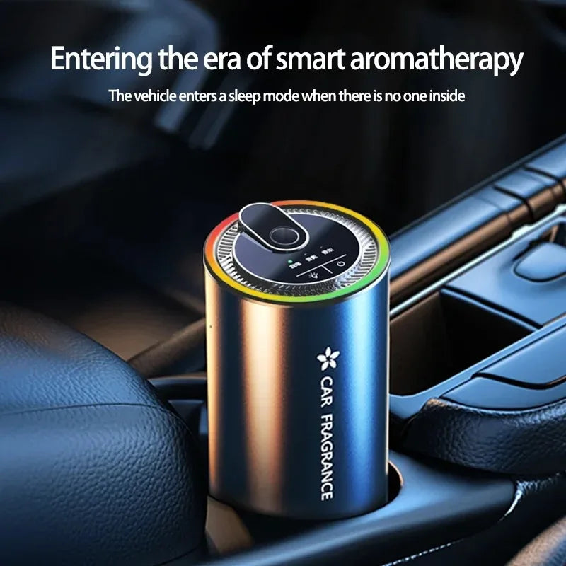 USB Rechargeable Car Air Freshener Diffuser – LED Light & 1000mAh Aromatherapy