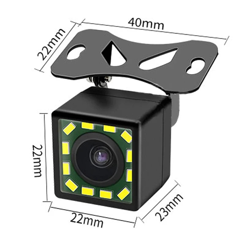 Car Rear View Camera Optional 4/8/12 LED Camera HD Night Vision Support Display to Assist car Parking and Reversing