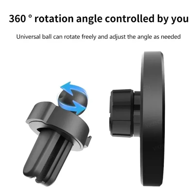 Magnetic Car Phone Holder with Wireless Charger